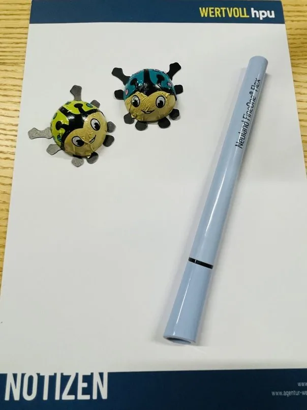 Bienenprojekt der Agentur wertvoll als Motiv im Workshop