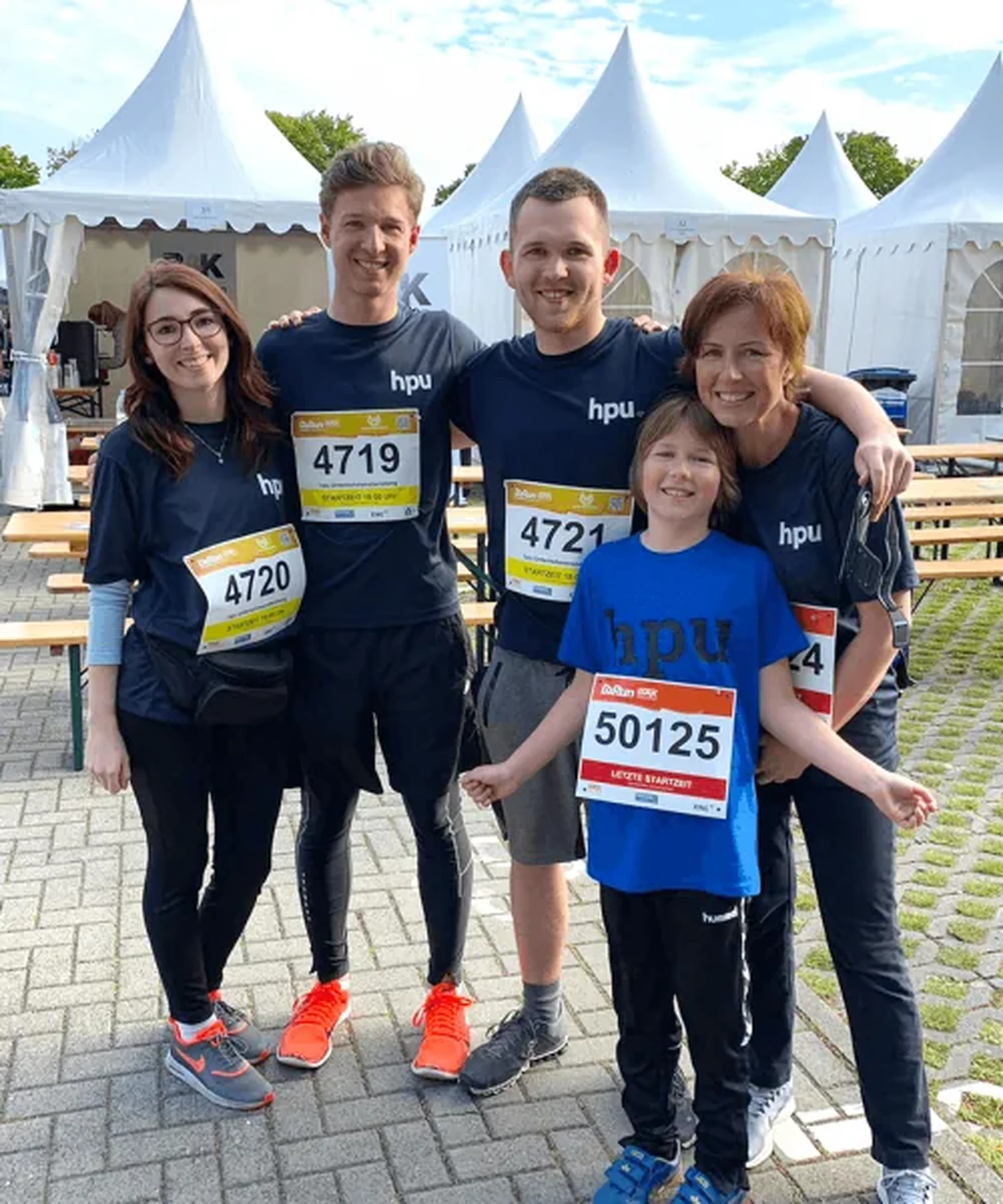 hpu Team beim B2Run Firmenlauf